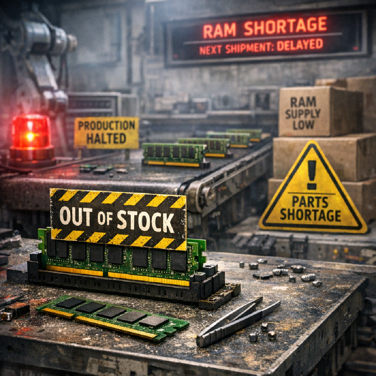 RAM Shortage 2026: Memory Prices Surge 90% as AI Data Centers Consume 70% of Supply